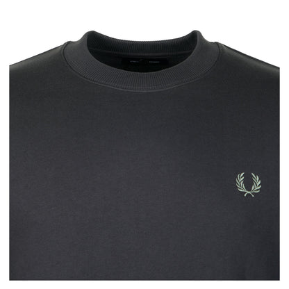 Crew Neck Sweatshirt Anchor Grey