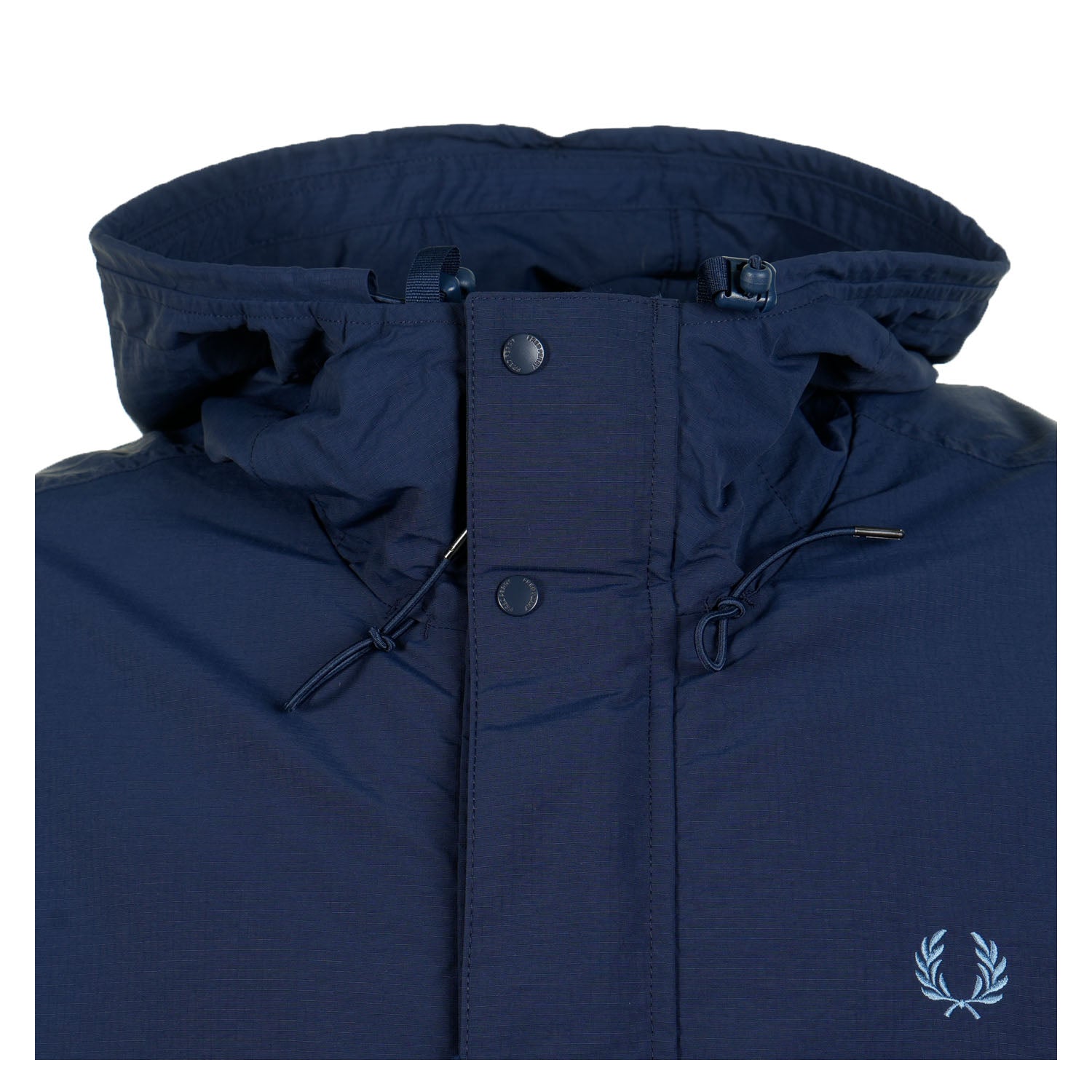 Fred Perry Cropped Ripstop Parka Blue – Ragazzi Clothing