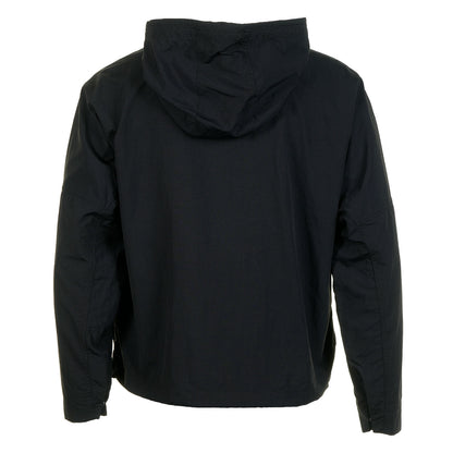 Cropped Ripstop Parka Black