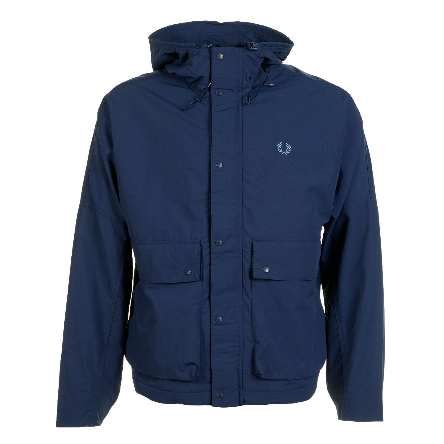 Cropped Ripstop Parka Tennis Blue