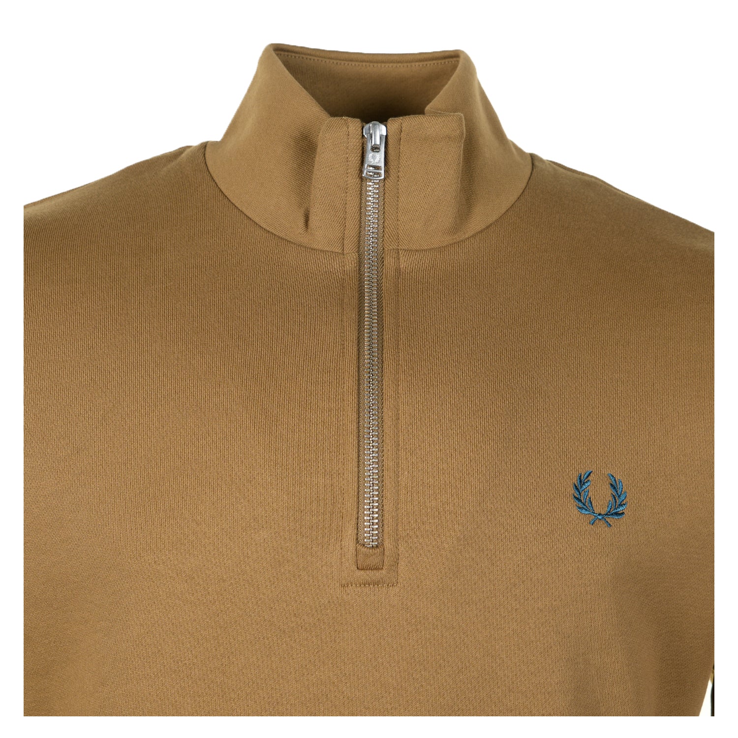 Half Zip Sweatshirt Shaded Stone Ecru