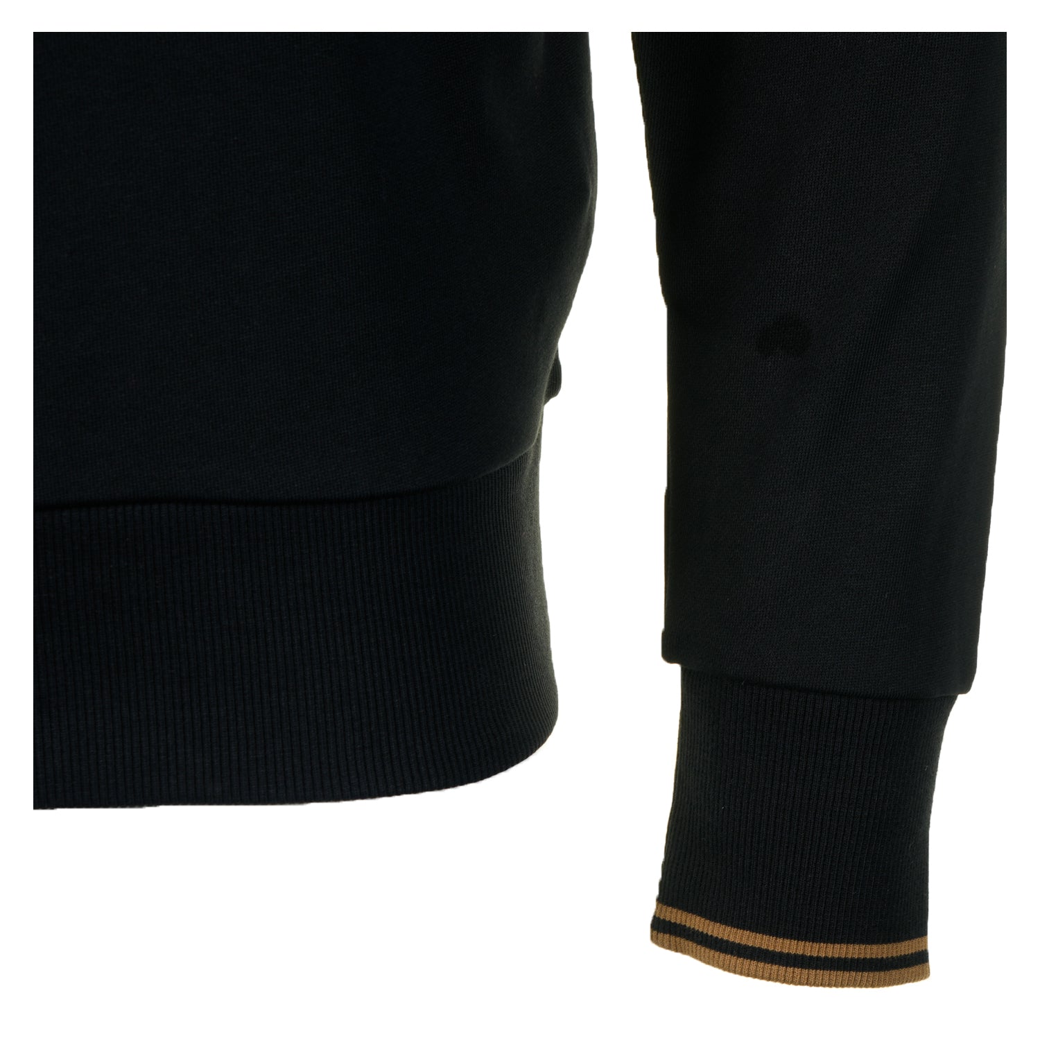 Half Zip Sweatshirt Black Shaded Stone