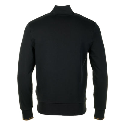 Half Zip Sweatshirt Black Shaded Stone