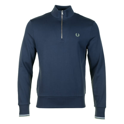 Half Zip Sweatshirt Dark Airforce