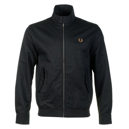 Twill Harrington Jacket Black