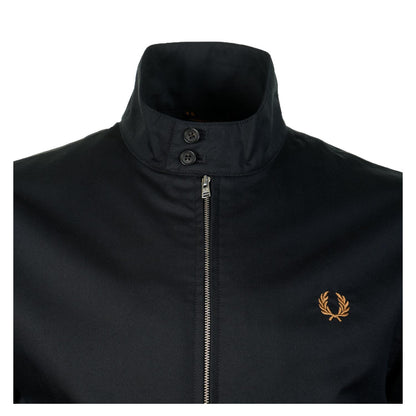 Twill Harrington Jacket Black