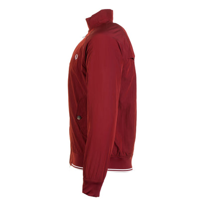 Crinkle Harrington Jacket Burnt Red