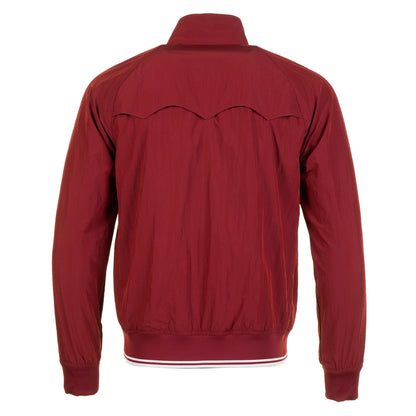 Crinkle Harrington Jacket Burnt Red