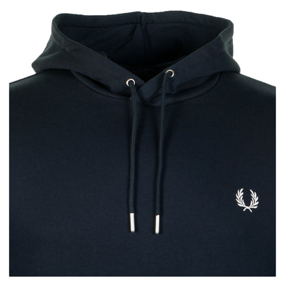 Tipped Hooded Sweatshirt Navy