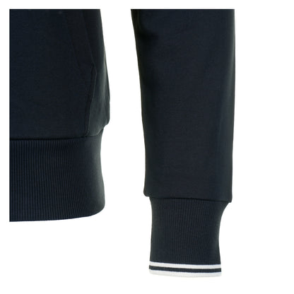 Tipped Hooded Sweatshirt Navy