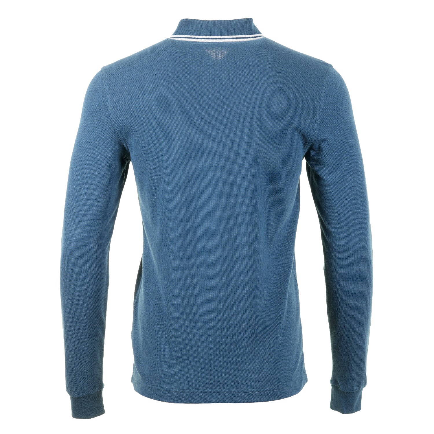 Fred Perry Long Sleeve Twin Tipped Polo Shirt Mod Blue / Slate