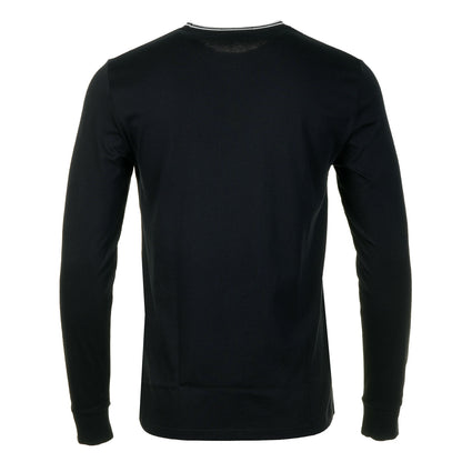 Long Sleeve Twin Tipped T Shirt Black