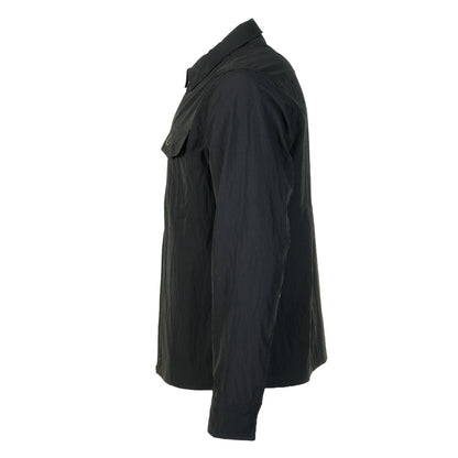 Zip Through Overshirt Black