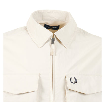 Ripstop Pocket Overshirt Oatmeal
