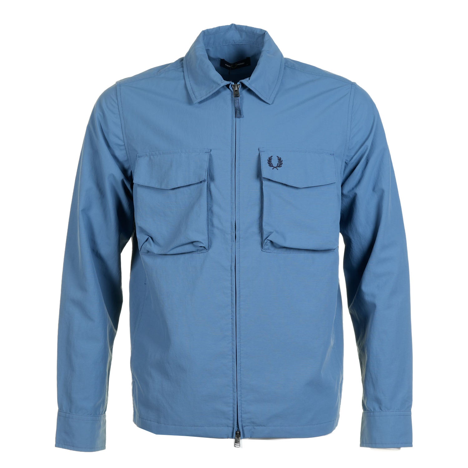 Fred Perry Ripstop Pocket Overshirt Ace Blue