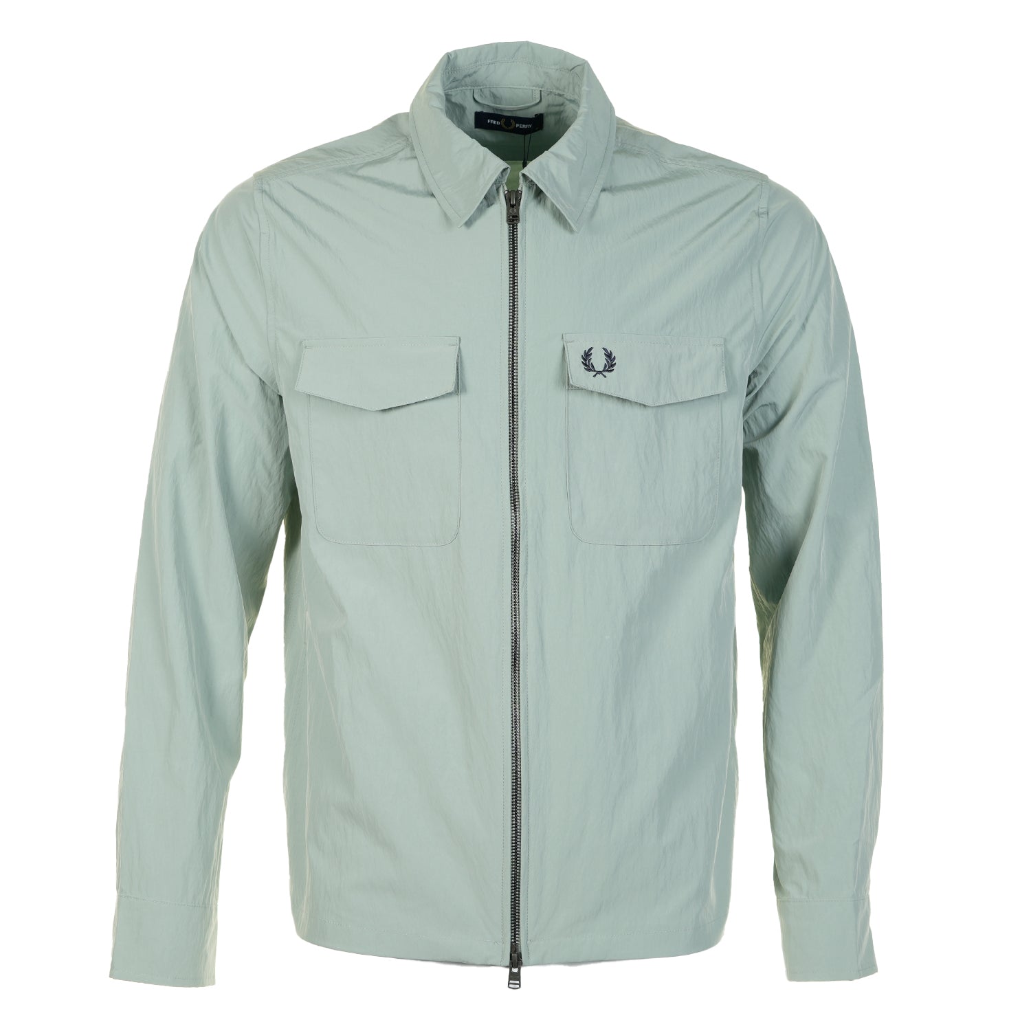 Zip Through Overshirt Bayleaf