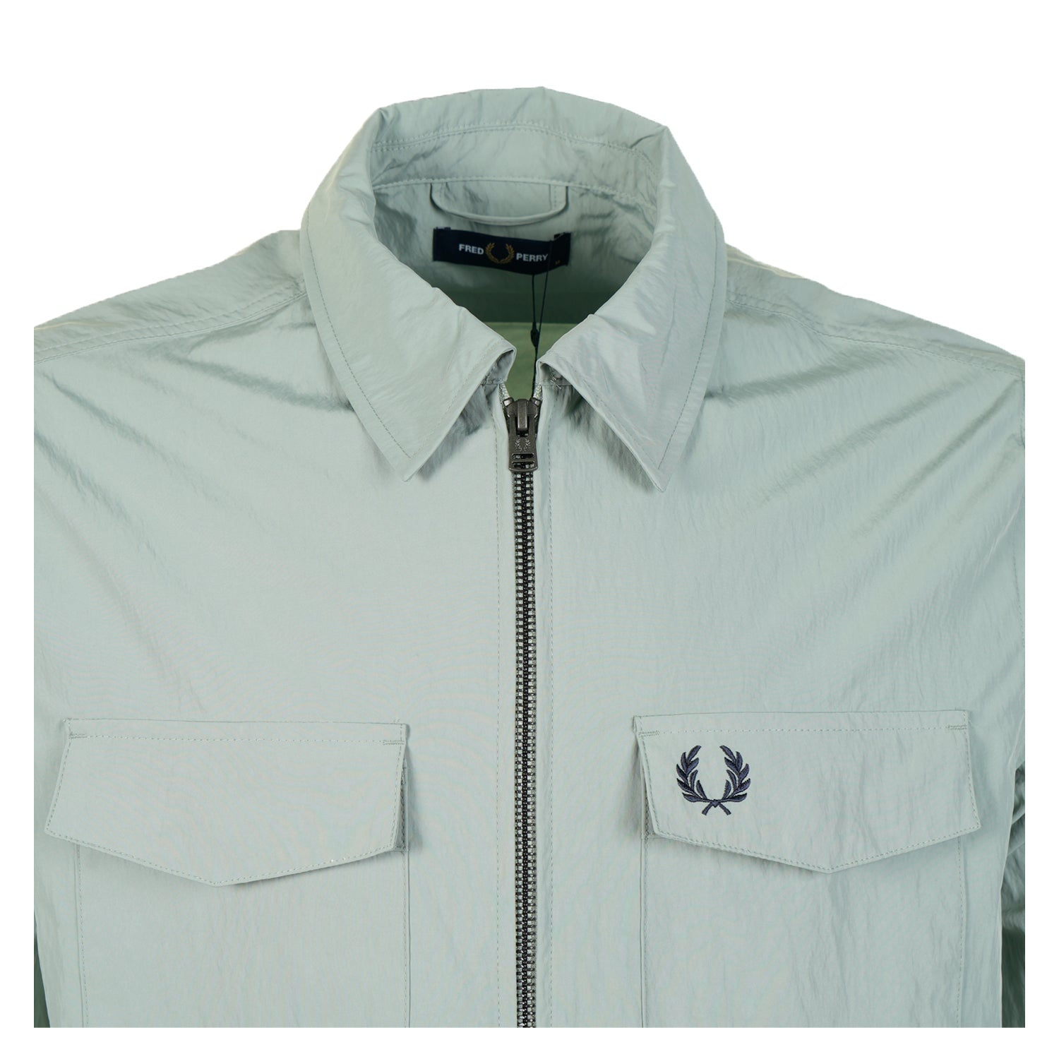 Zip Through Overshirt Bayleaf