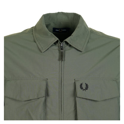 Ripstop Pocket Overshirt Laurel Wreath Green