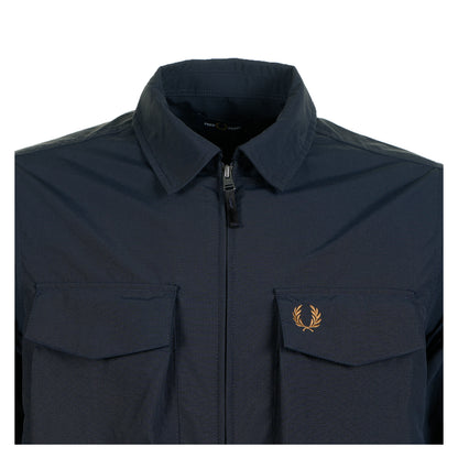 Ripstop Pocket Overshirt Navy