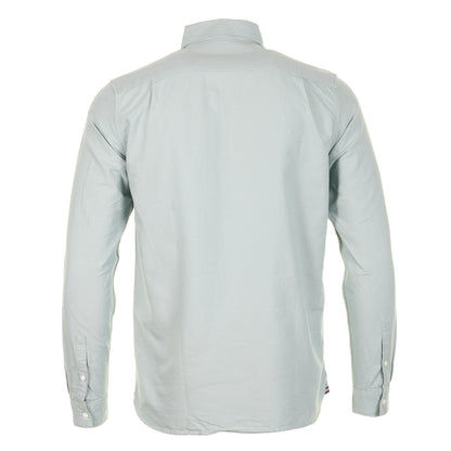 Long Sleeve Oxford Shirt Silver Blue