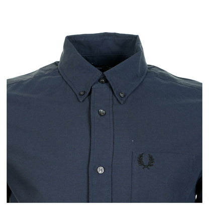Short Sleeve Oxford Shirt Dark Airforce