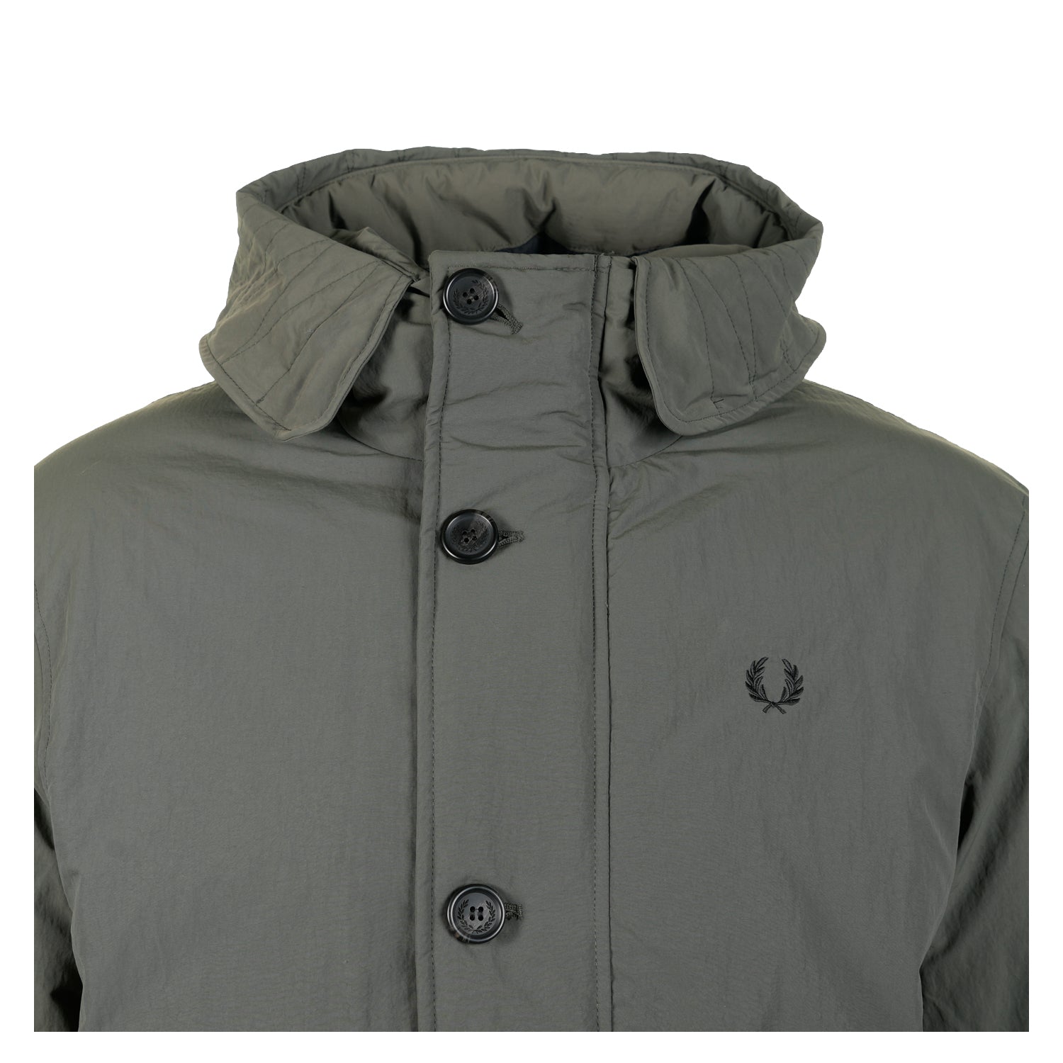Padded Patch Pocket Parka Field Green