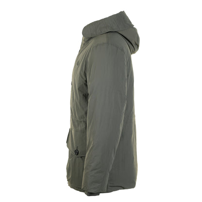 Padded Patch Pocket Parka Field Green