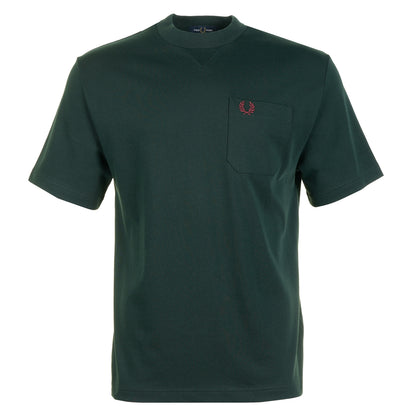 Fred Perry Pocket Detail Pique T Shirt Grassroots