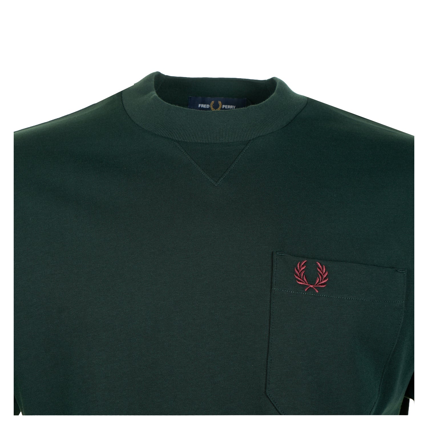 Pocket Detail Pique T Shirt Grassroots