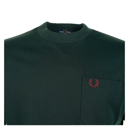 Pocket Detail Pique T Shirt Grassroots