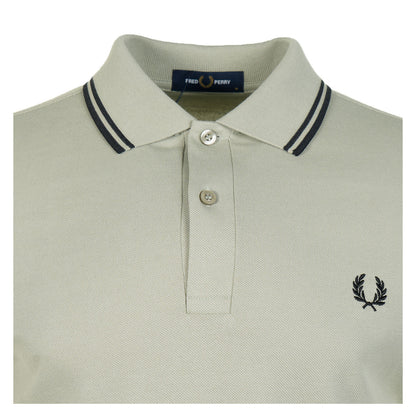 Twin Tipped Polo Shirt Seagrass Black