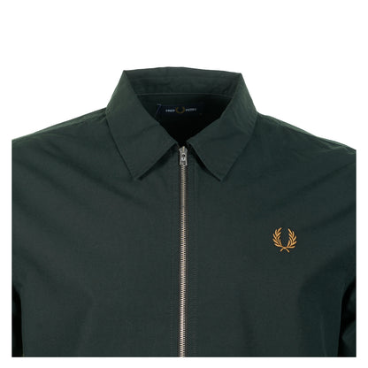 Poplin Overshirt Night Green