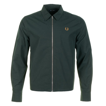 Poplin Overshirt Night Green