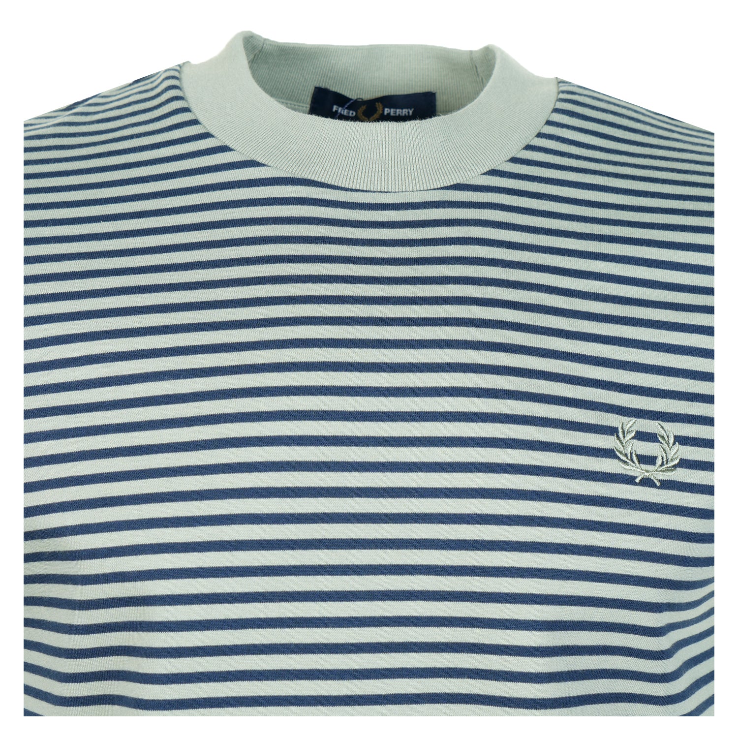 Fine Stripe T Shirt Bayleaf