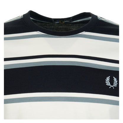 Bold Stripe T Shirt Navy