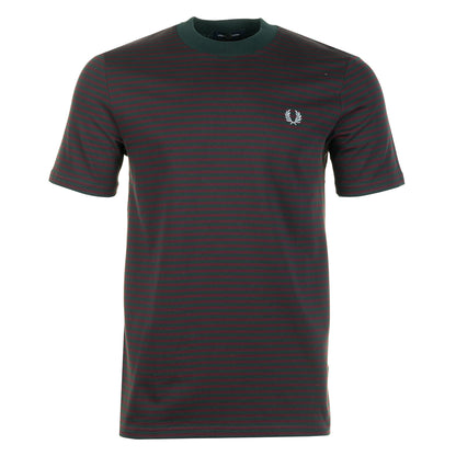 Fine Stripe Heavyweight T Shirt Grassroots
