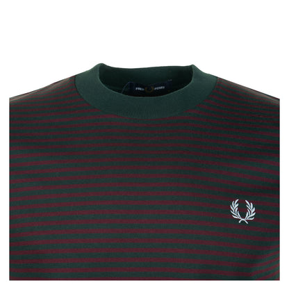 Fine Stripe Heavyweight T Shirt Grassroots