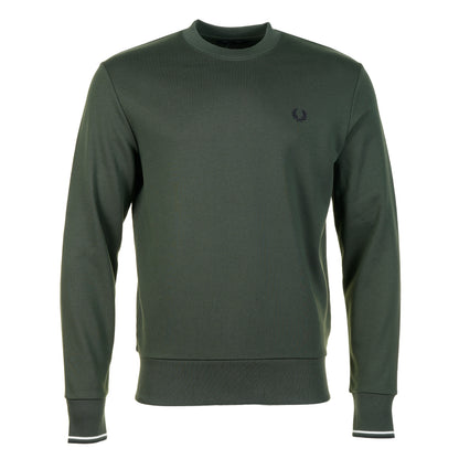 Crew Neck Sweatshirt Court Green