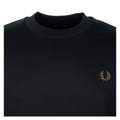Crew Neck Sweatshirt Black / Shaded Stone