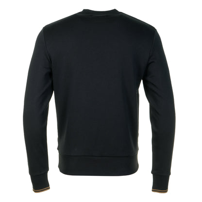 Crew Neck Sweatshirt Black / Shaded Stone