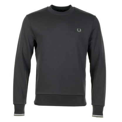 Crew Neck Sweatshirt Anchor Grey