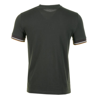 Twin Tipped Cuff T Shirt Night Green