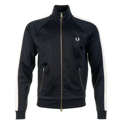 Cable Taped Track Jacket Navy