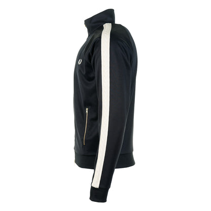 Cable Taped Track Jacket Navy