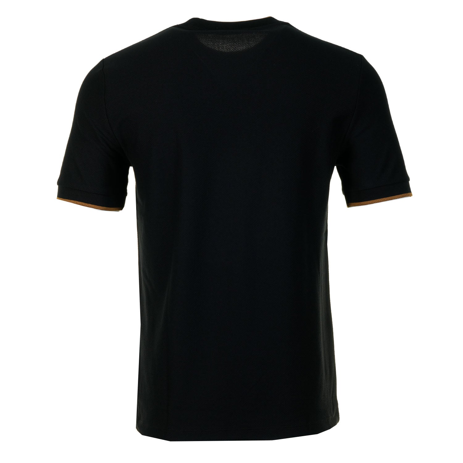 Pocket Detail Pique T Shirt Black
