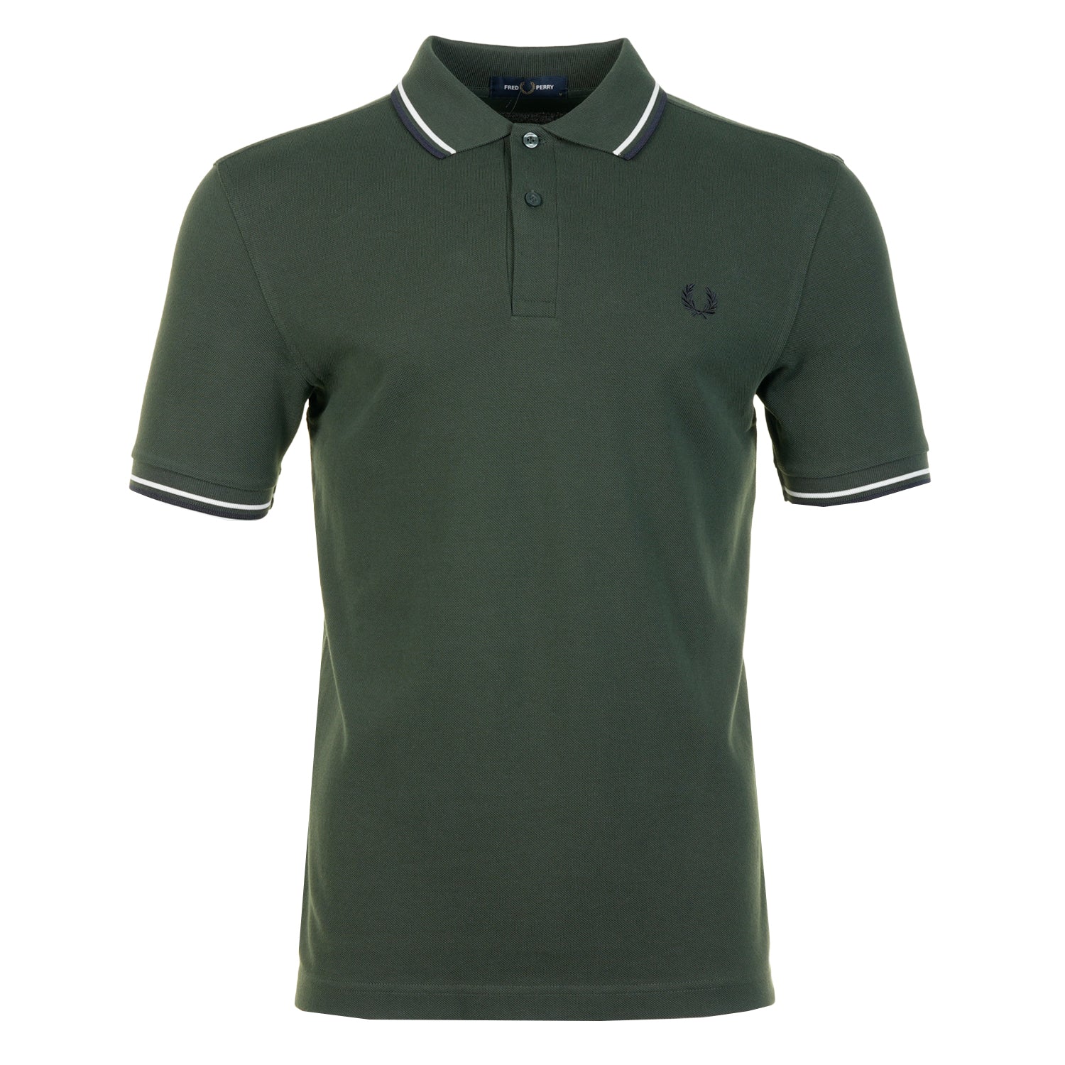 Short Sleeve Twin Tipped Polo Shirt Court Green