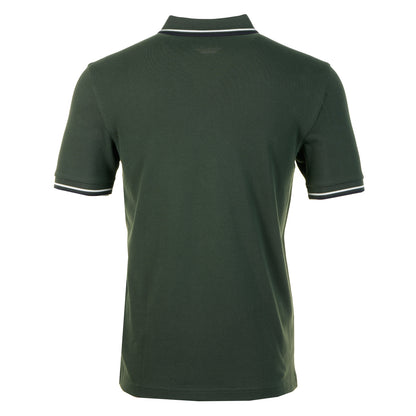 Short Sleeve Twin Tipped Polo Shirt Court Green