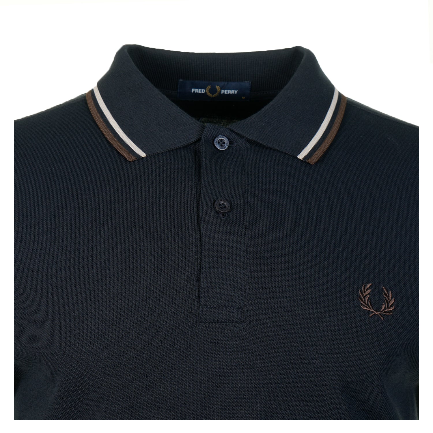 Short Sleeve Twin Tipped Polo Shirt Navy
