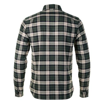 Long Sleeve Brushed Twill Tartan Shirt Court Green