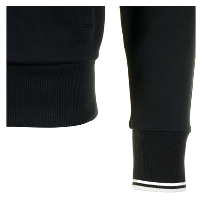 Zip Through Sweatshirt Black